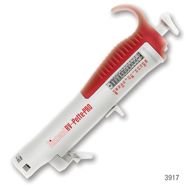 Globe Scientific RV-Pette PRO Repeat Volume Pipette, Includes 2 Tips and a 50mL Adapter Repeater Pipet; Dispenser Tip; Syringe Tip; Dispenser Syringe; positive displacement